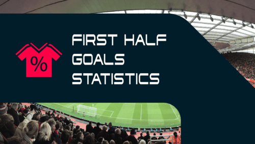 First half goals statistics