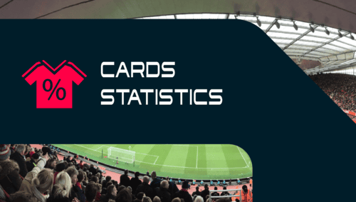 Cards match statistics