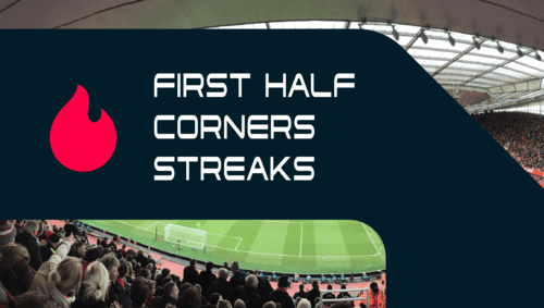 First half corners streaks